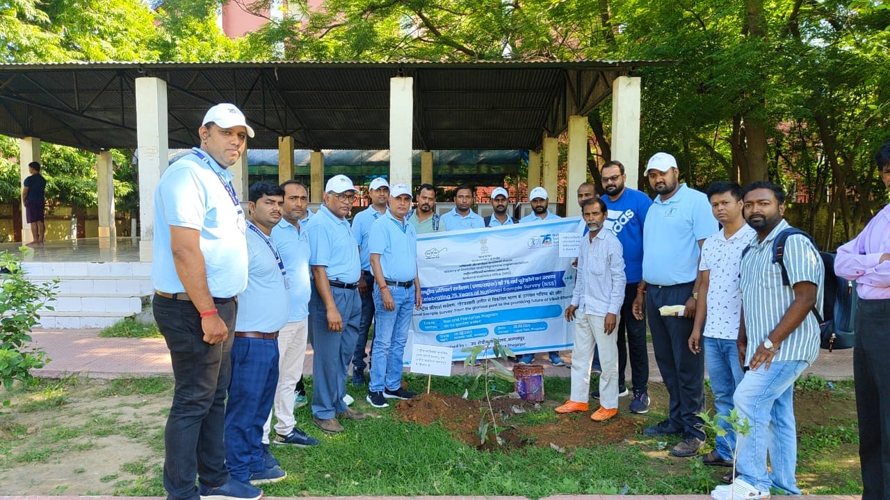 NSO की 75वीं वर्षगांठ पर भागलपुर में वृक्षारोपण, स्वच्छता और जागरूकता कार्यक्रम का आयोजन
