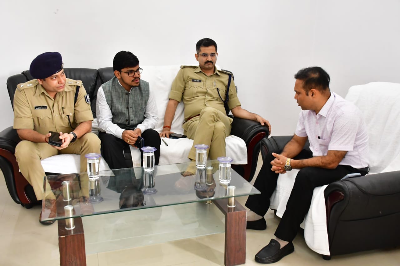 भागलपुर में संभावित वीवीआईपी विजिट को लेकर डीएम और एसएसपी ने स्थलों का किया निरीक्षण