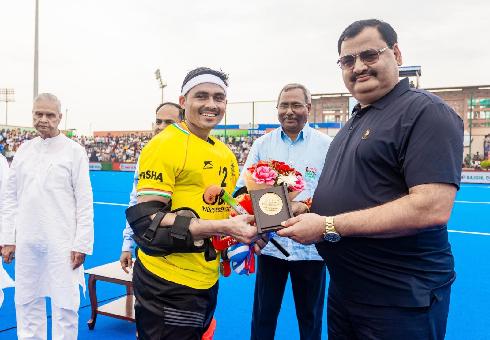 भारतीय गोलकीपर कृष्णन बी पाठक ने पूरे किए 150 अंतरराष्ट्रीय मैच, हॉकी इंडिया ने दी बधाई