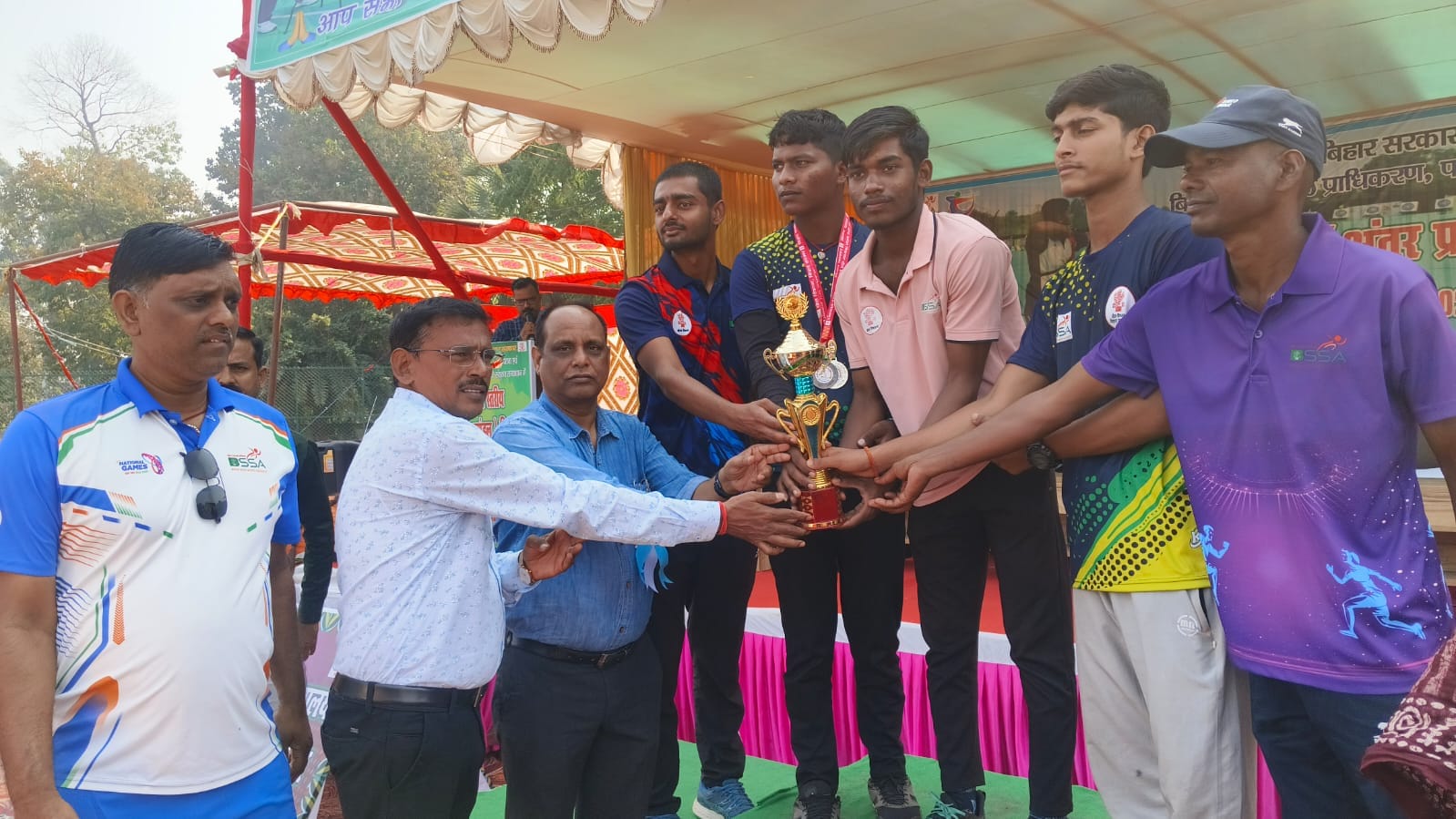 राज्य स्तरीय अंतर प्रमंडल विद्यालय तीरंदाजी प्रतियोगिता भागलपुर में संपन्न, पटना प्रमंडल ने मारी बाजी