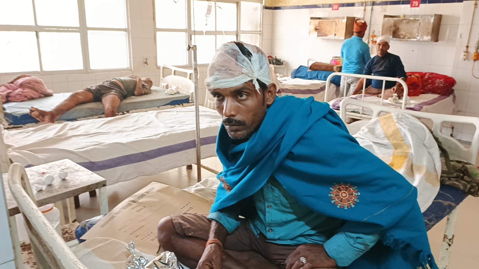 भागलपुर रामचंद्रपुर में जमीनी विवाद हिंसक, दो गोतिया आमने-सामने, नौ लोग घायल