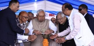 पटना में सरस्वती बसंत पटेल अतिथिशाला का शिलान्यास, CM ने किया भूमि पूजन