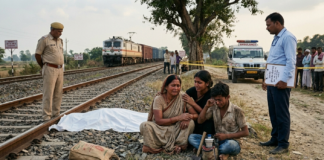 ट्रेन की चपेट में आने से बुजुर्ग मजदूर की मौत, परिवार पर टूटा दुखों का पहाड़