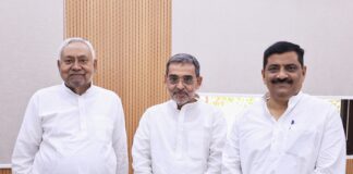 पटना में अहम मुलाकात: राज्यसभा सांसद उपेंद्र कुशवाहा ने मुख्यमंत्री नीतीश कुमार से की भेंट