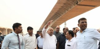 बख्तियारपुर में विकास कार्यों का मुख्यमंत्री ने किया निरीक्षण, ROB और गंगा पुल परियोजना को जल्द पूरा करने का निर्देश