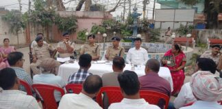 सुल्तानगंज में त्योहारों को लेकर अलर्ट, शांति समिति की बैठक में डीजे पर प्रतिबंध का फैसला