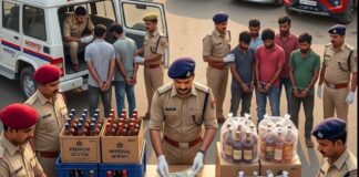 भागलपुर पुलिस का ‘विशेष समकालीन अभियान’: 24 घंटे में 37 गिरफ्तार, भारी मात्रा में कैश और शराब बरामद