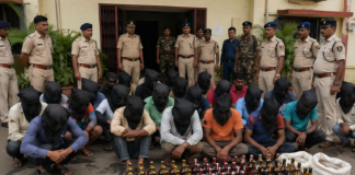 भागलपुर पुलिस का महा-अभियान: पहले ही दिन 42 गिरफ्तारियां, शराब और गांजा बरामद